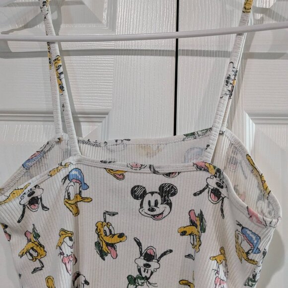 Disney Mickey and Friends Women's Tank Top, Size Large, Ribbed, Stretchy, Soft - Picture 7 of 10